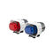 12V Motorcycle Xenon Strobe Light Blue / Red Alarm Siren Speaker